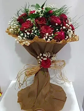 12 kırmızı gül buket